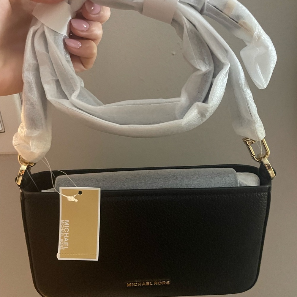 Michael Kors Bryant Small Convertible Crossbody Pouchette Bag